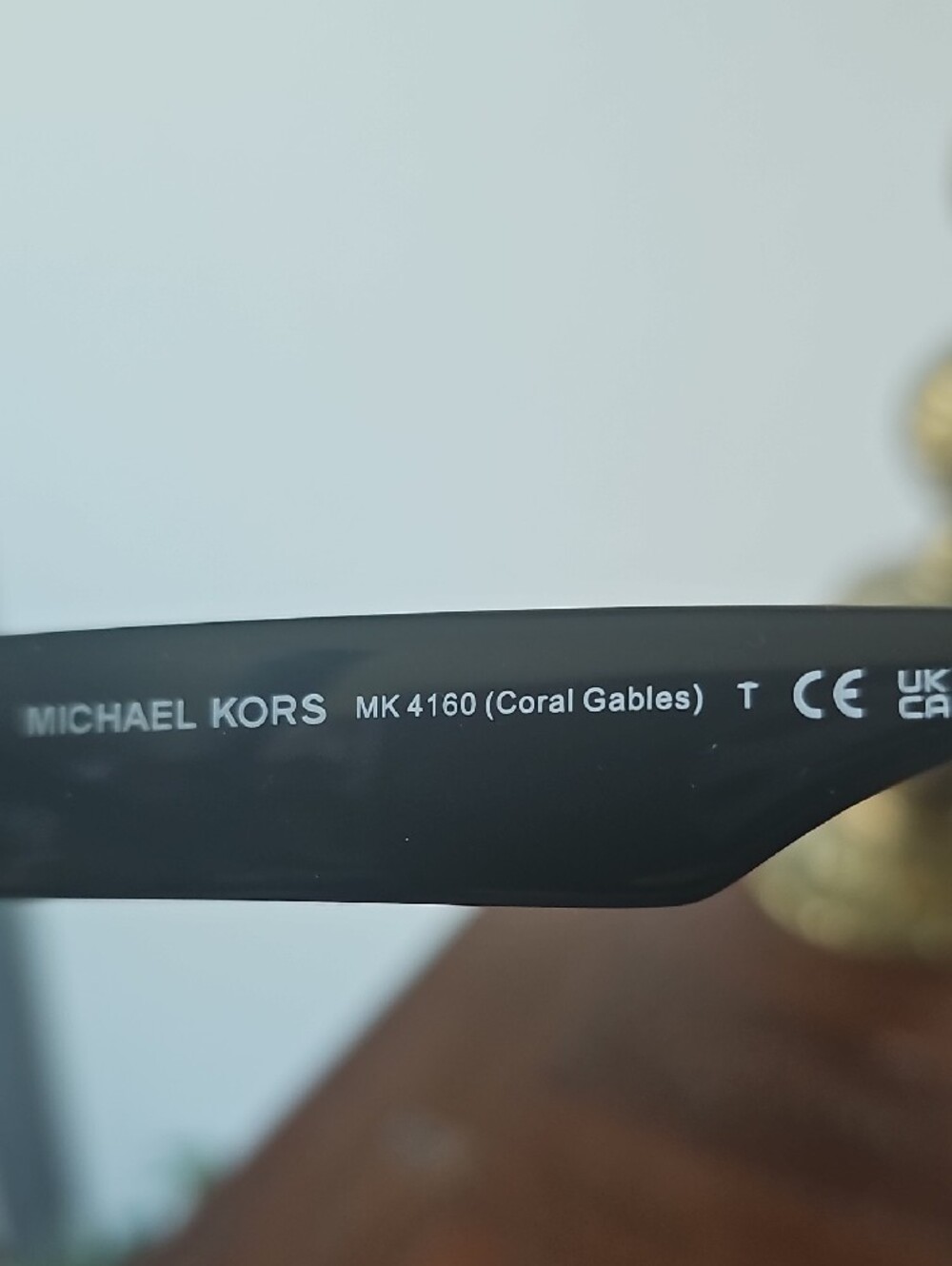 ●●MICHAEL KORS "CORAL GABLES" MK4180 BLACK GLOSSY RECTANGULAR EYE FRAMES NIC●● - Picture 6 of 9